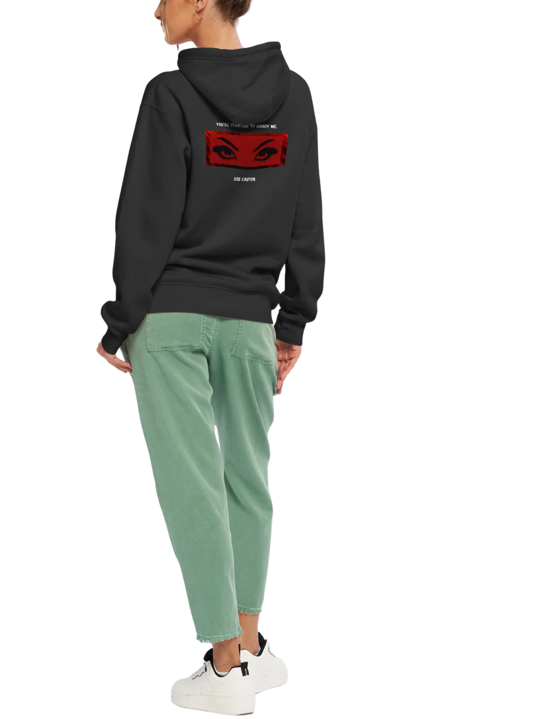 "Use Caution" Dark Premium Hoodie product image (5)