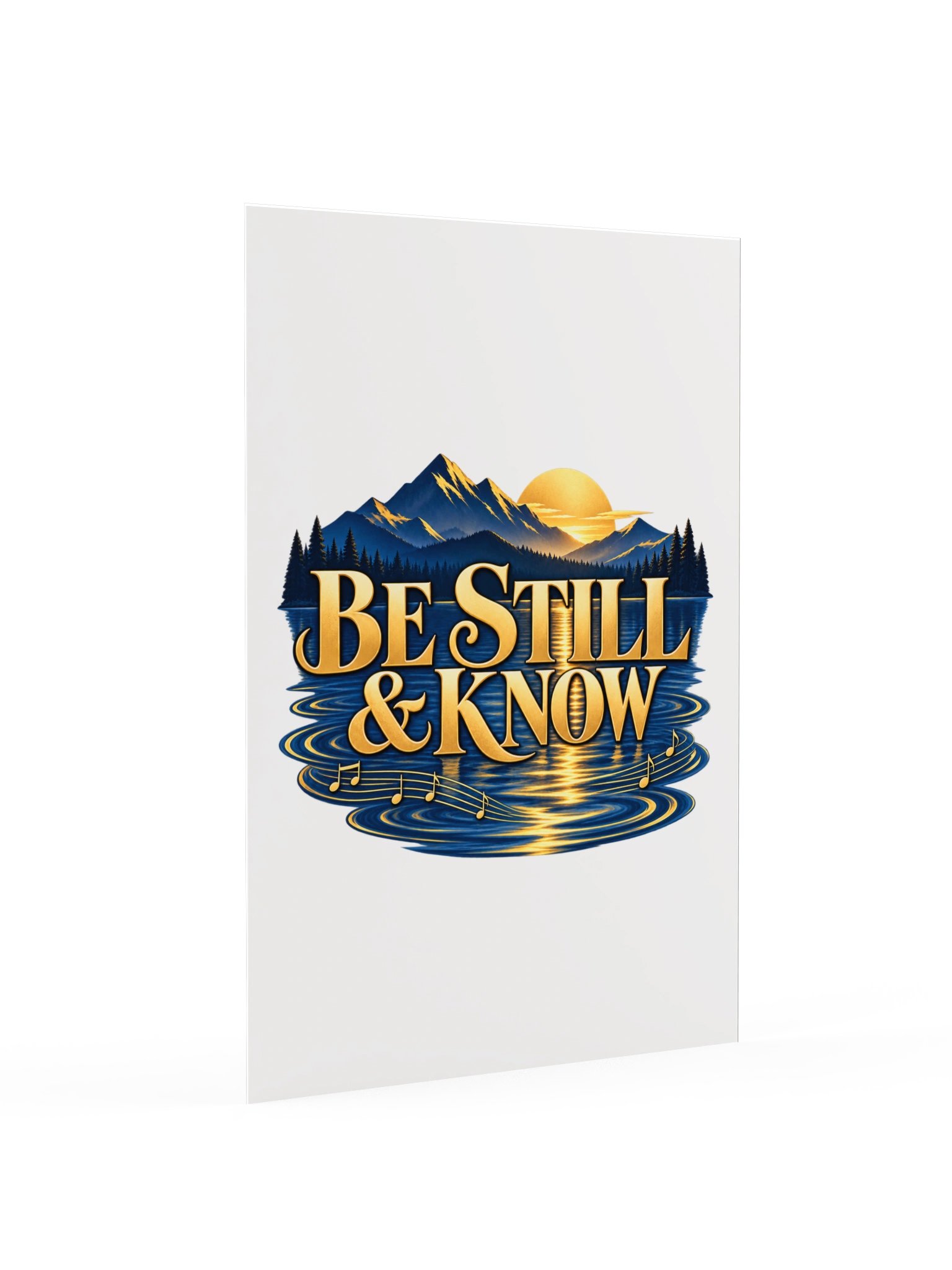 Be Still & Know Matte Poster product image (2)