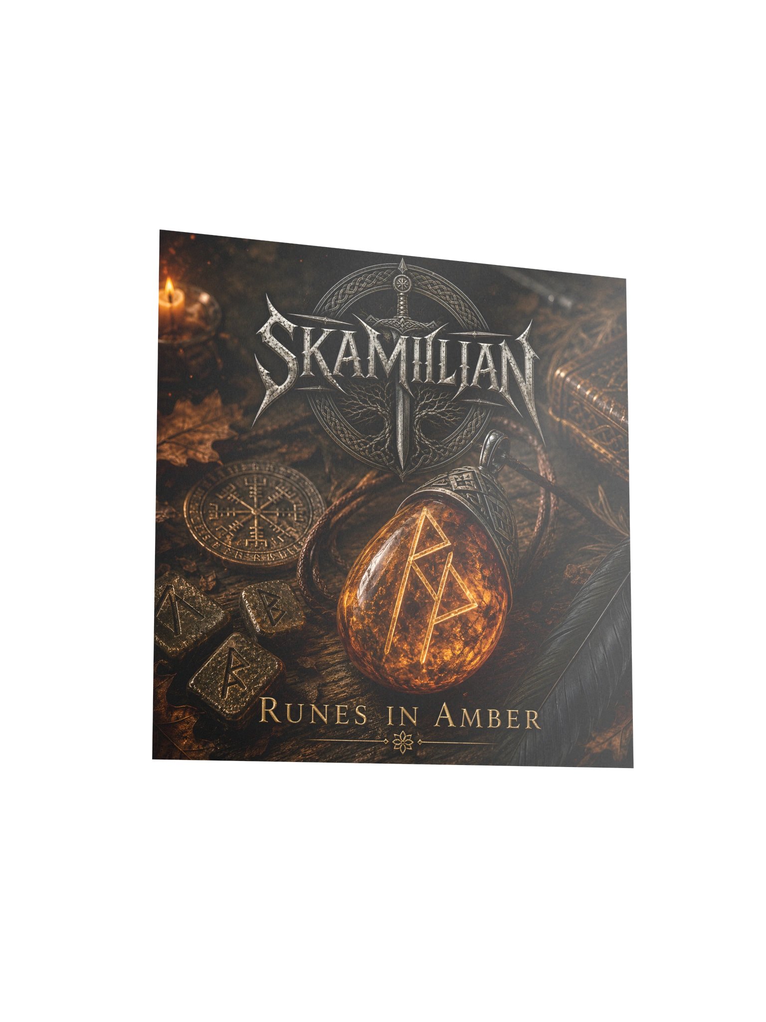 Skamilian Runes in Amber Poster product image (5)