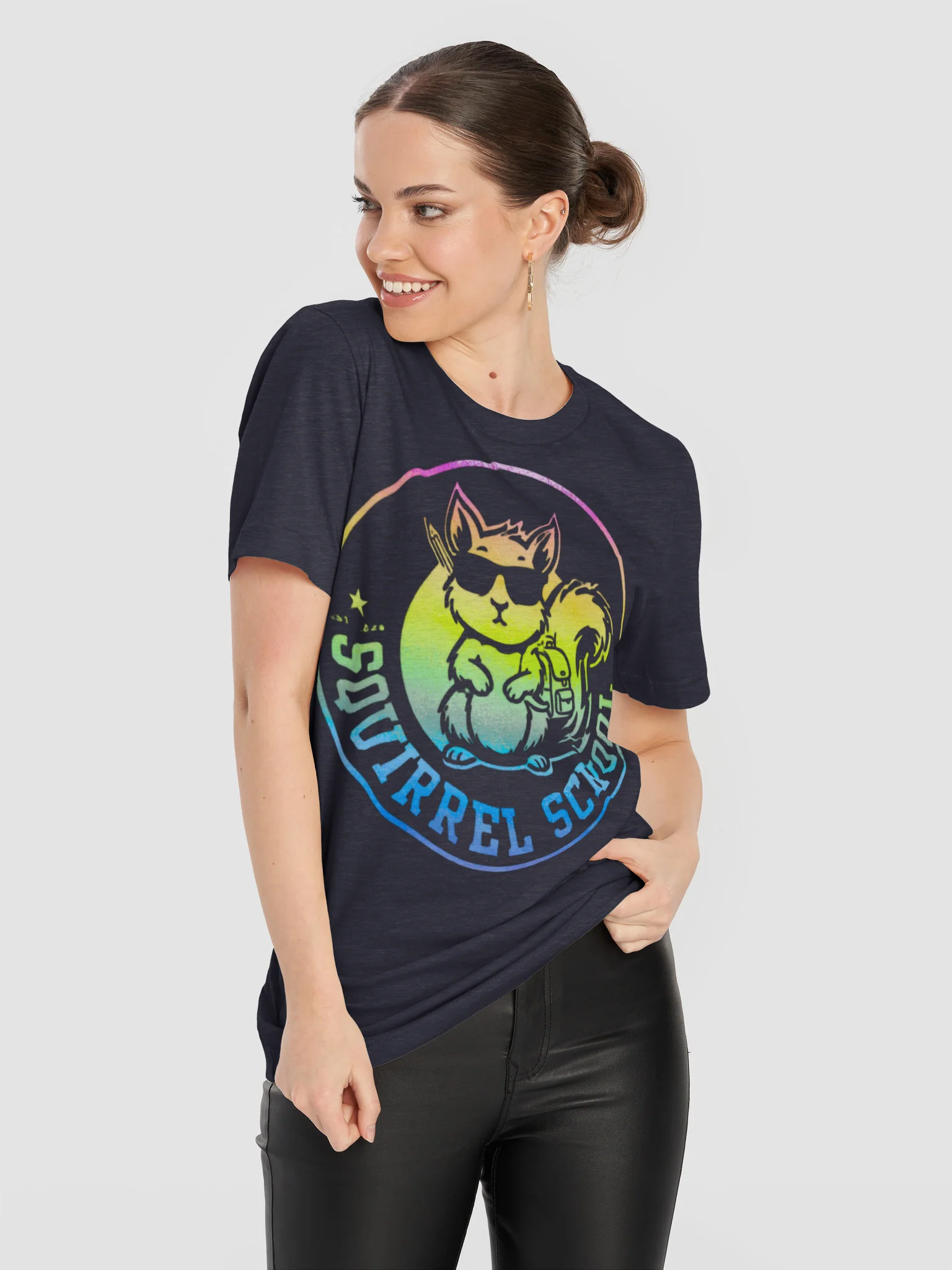 Rainbow Squirrel School Tee product image (11)