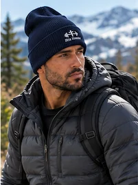 His House Ribbed Knit Beanie by His House