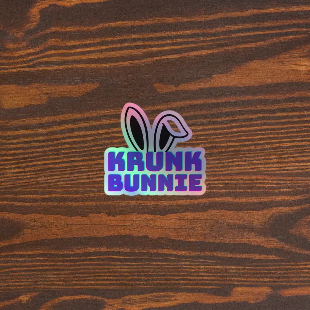 Holographic sticker (Bunnie Ears) product image (5)