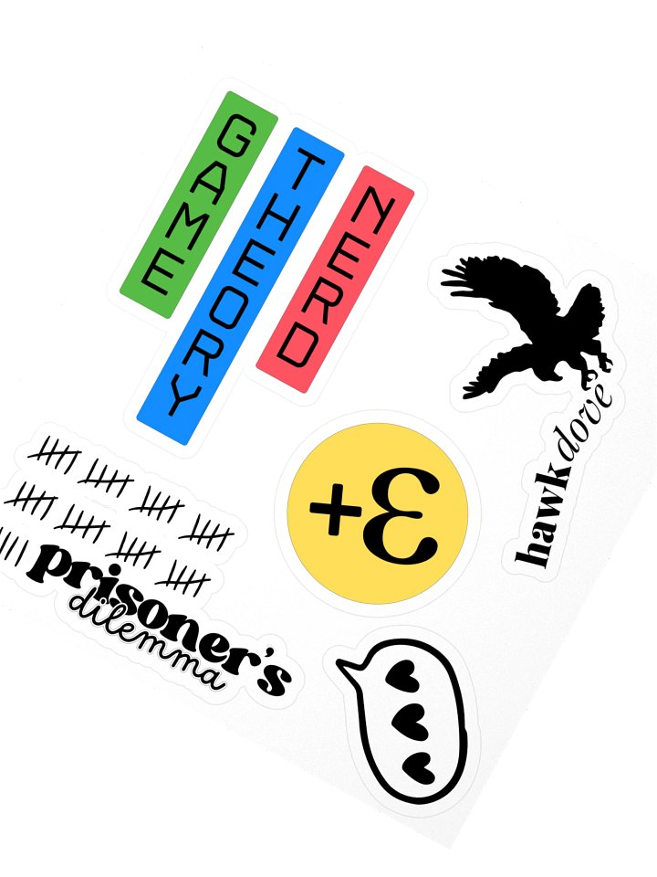 game theory stickers product image (2)