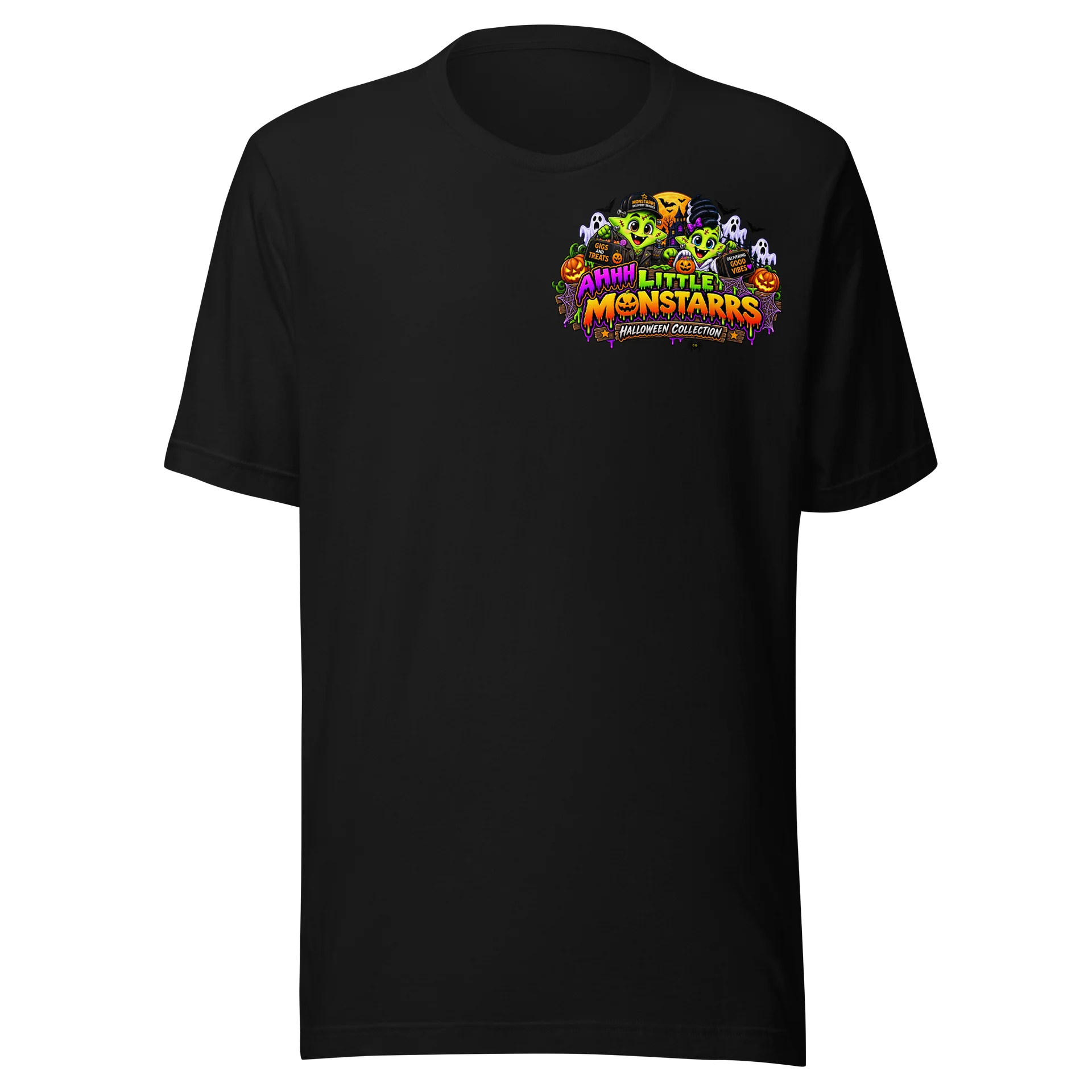 Ahhh! Little Monstarr’s Gigs & Treats Halloween Tee 🎃⭐ product image (1)