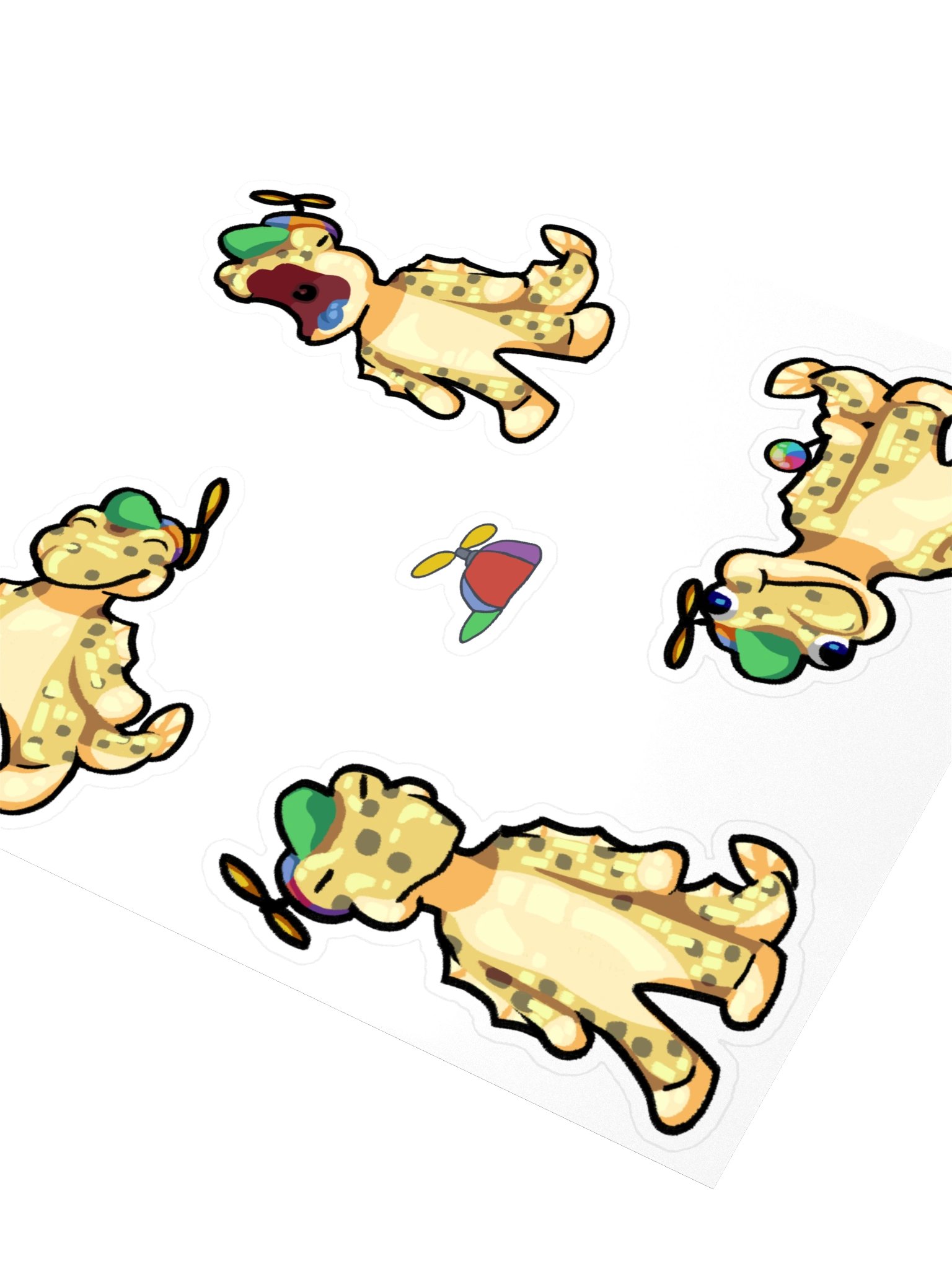 Baby Yellow Skipper Kiss Cut Sticker Sheet product image (3)