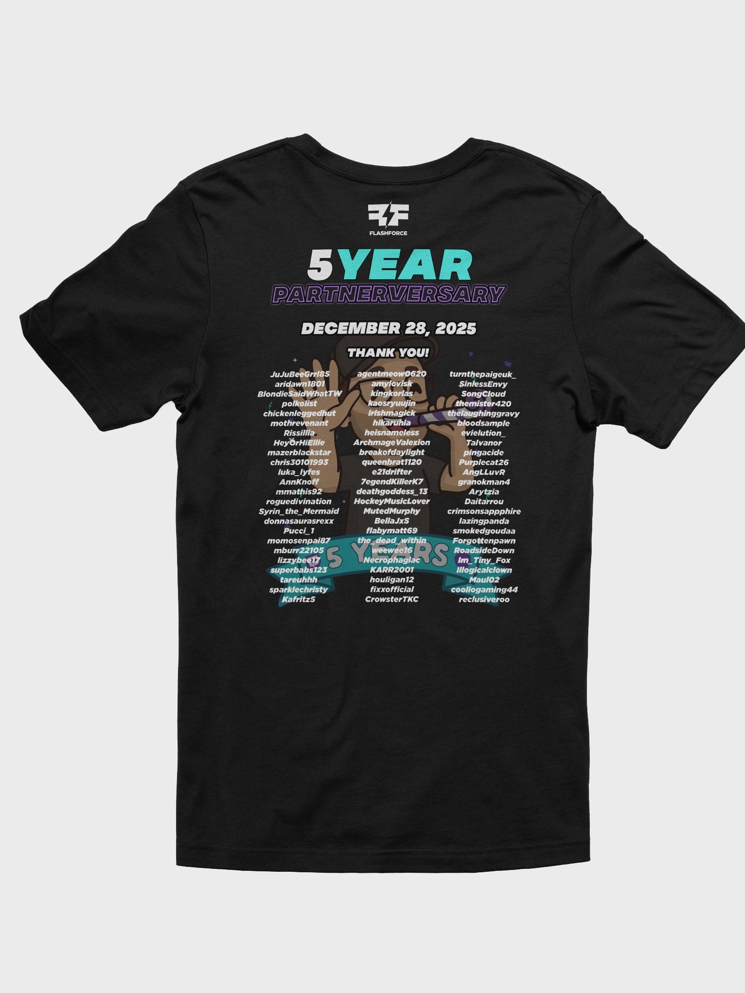 FlashForce 5 Year Partnerversary Shirt product image (2)
