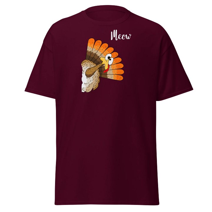 Whimsical Turkey Meow T-Shirt product image (1)