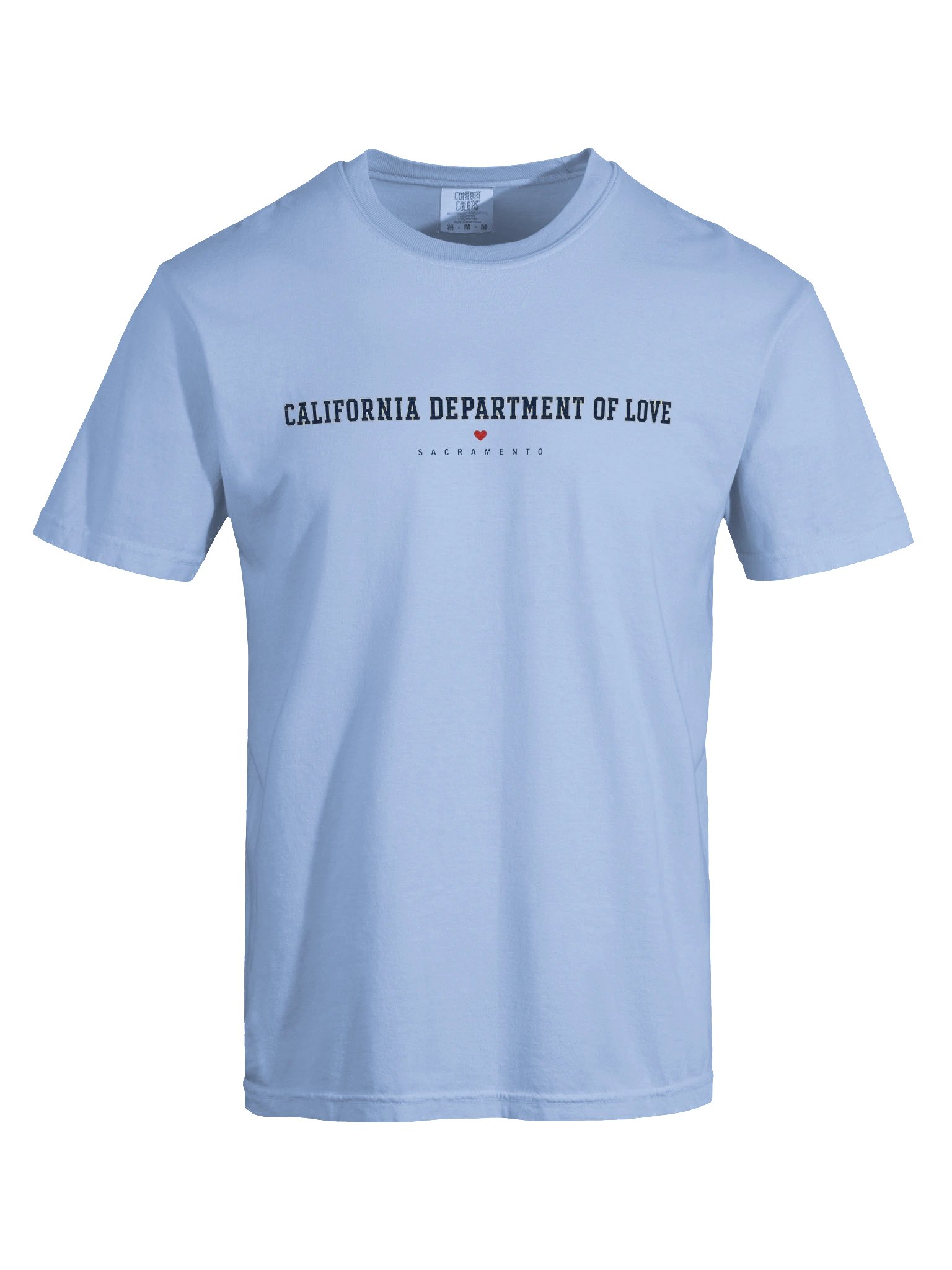 California Department of Love Sacramento Tee - Heart Wordmark product image (5)
