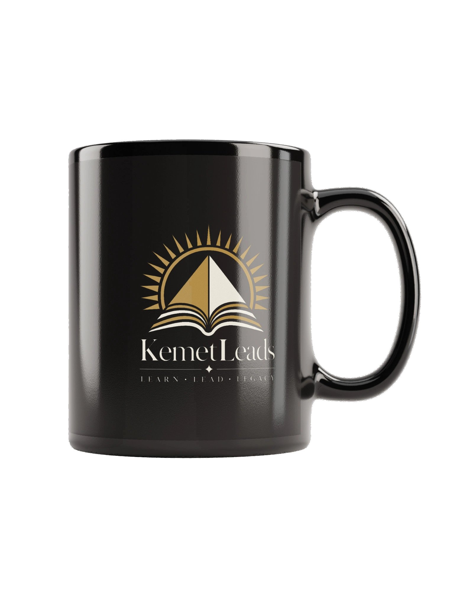 KemetLeads Emblem Mug — Black product image (6)