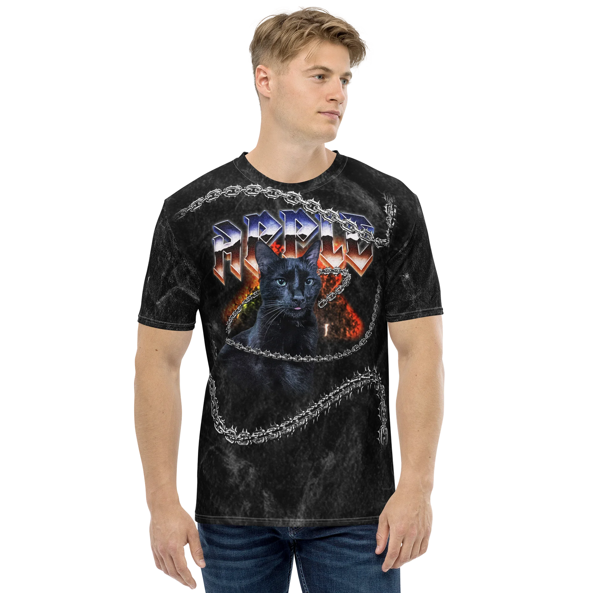 Apple Grunge T Shirt product image (1)