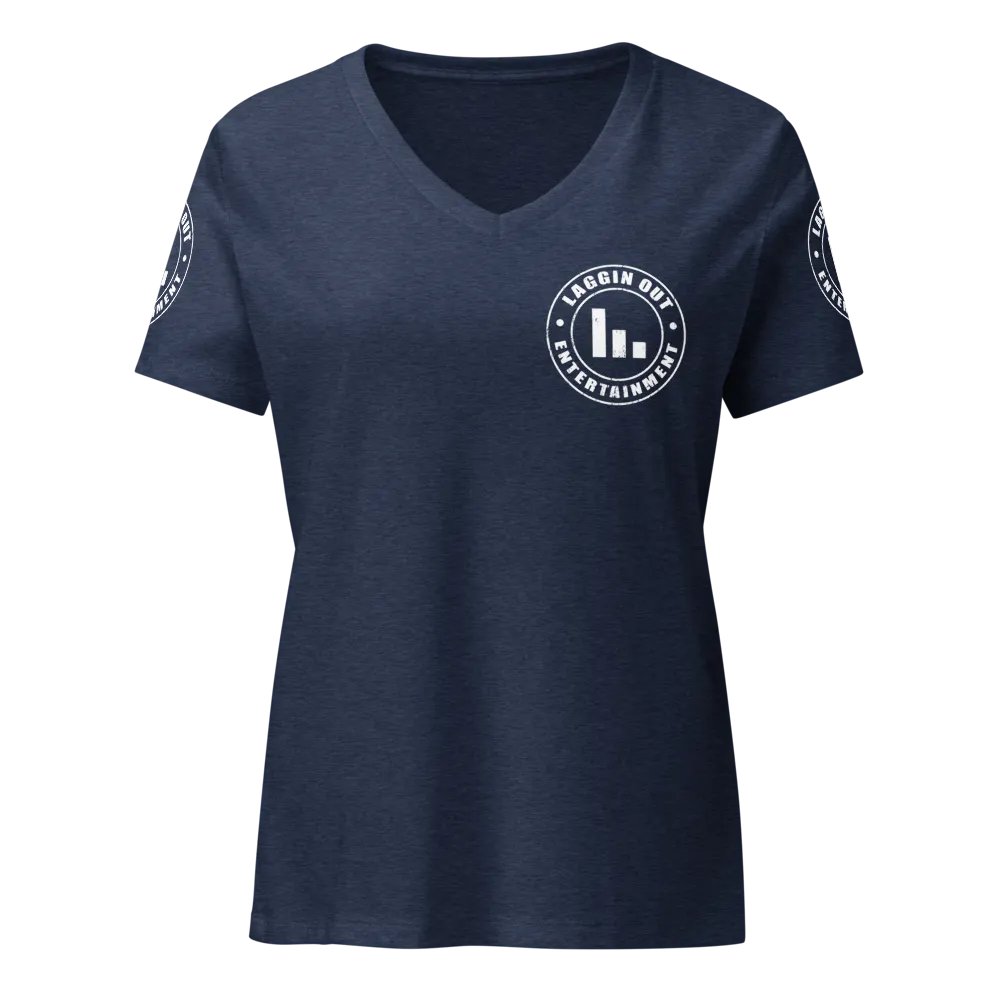 Laggin'Out Navy Blue V-Neck product image (6)