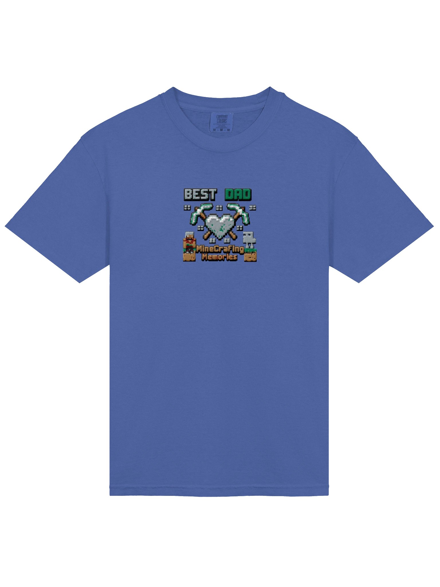 Pixelated Memories Best Dad T-Shirt product image (3)