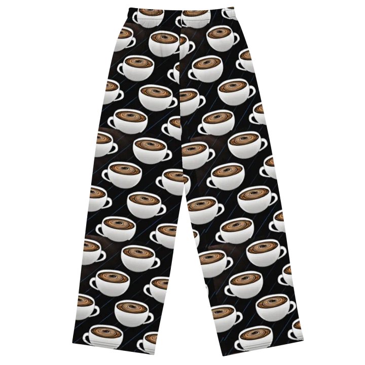 Coffee Cups Pattern Wideleg Pants product image (1)