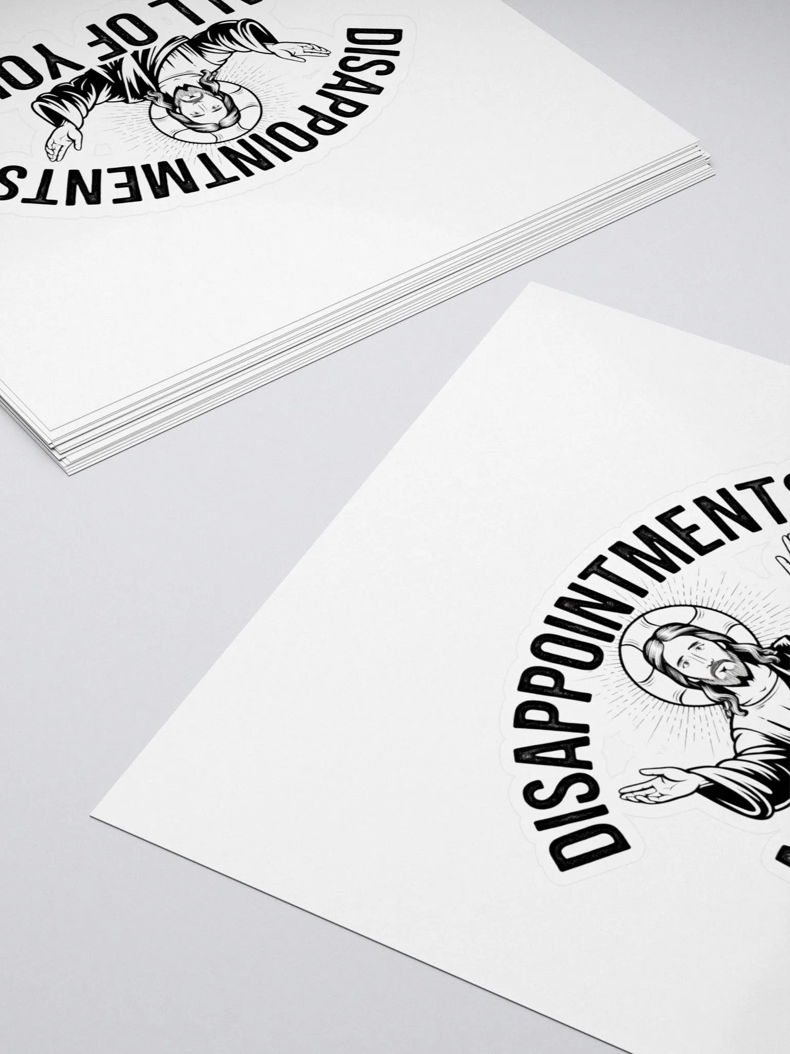 Divine Disappointment Kiss Cut Stickers product image (8)