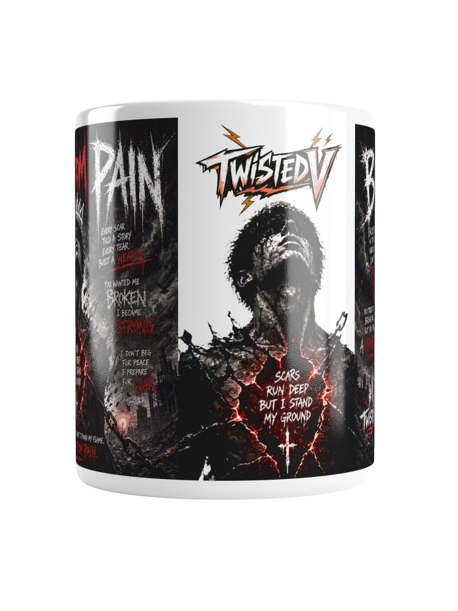 Build from Pain Twisted v Mug product image (2)
