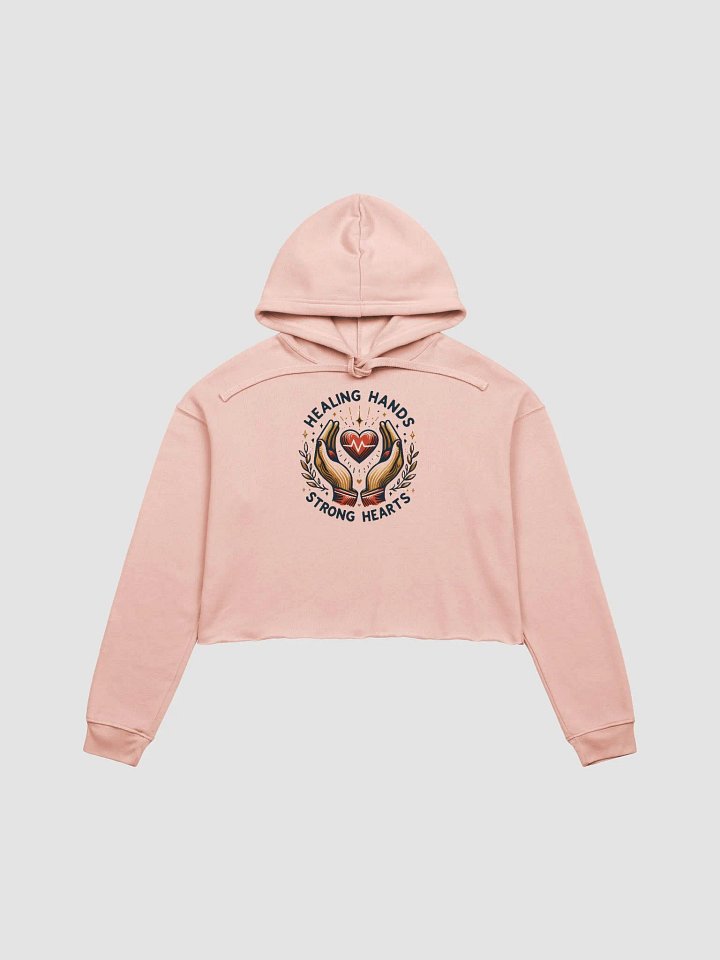 Healthcare workers: Healing Hearts Crop Hoodie product image (2)