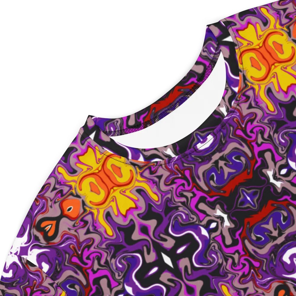 Purple African Inspired Pattern Dress product image (6)