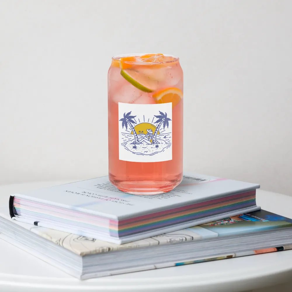 Summer Fun Can Shaped Glass product image (34)