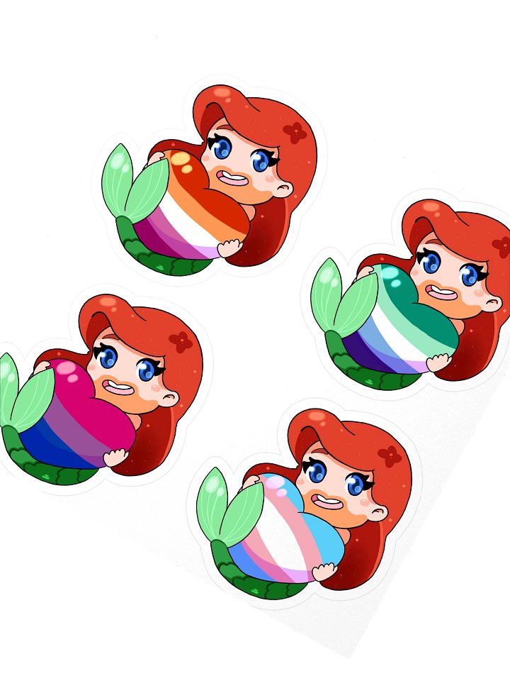 Samalytical Mermaid Stickers - LGBT product image (2)