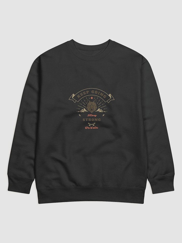 Keep Going Stay Strong Wolfpack Premium Sweatshirt product image (1)