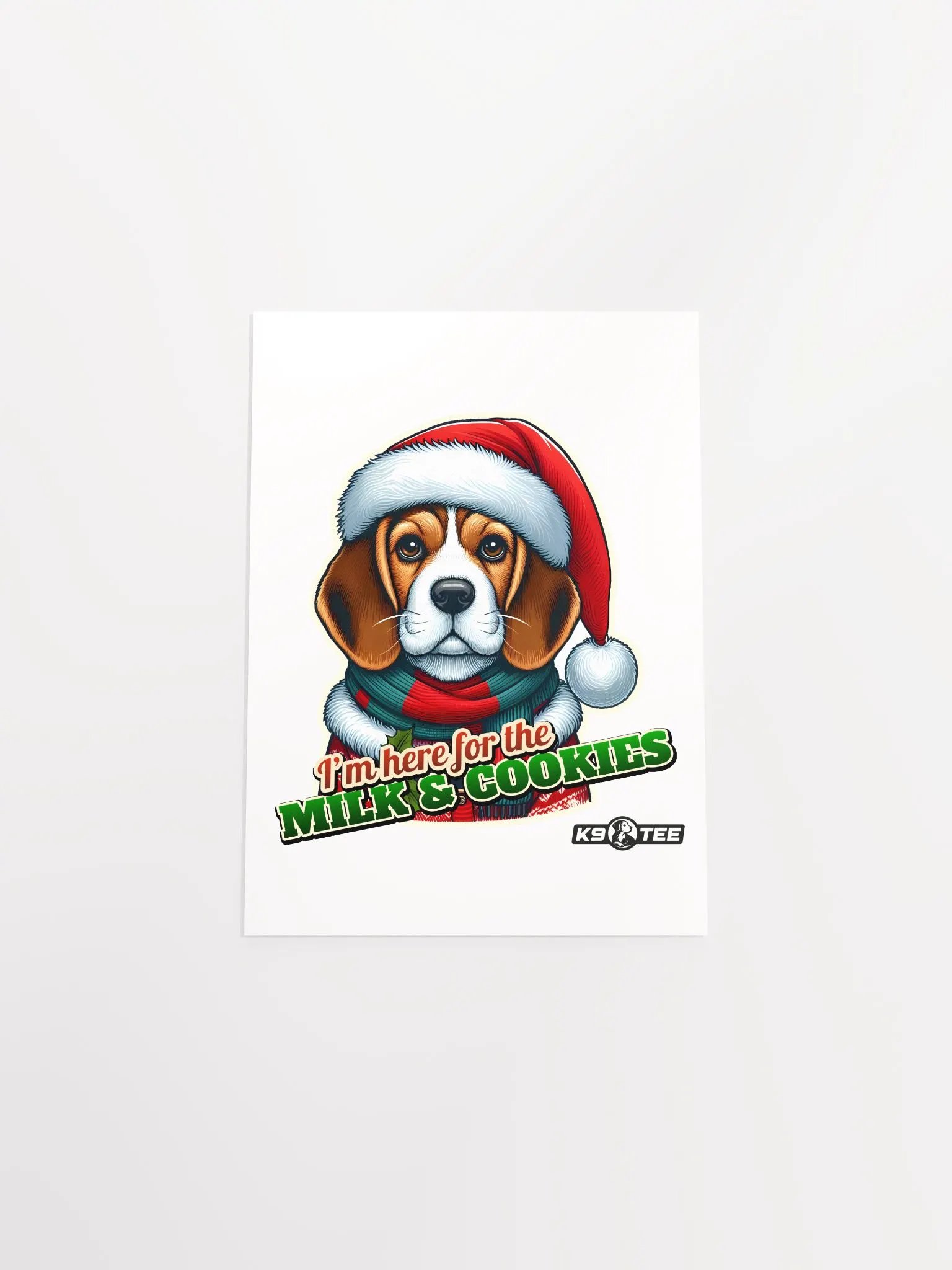 Beagle Milk & Cookies Dog Poster product image (36)