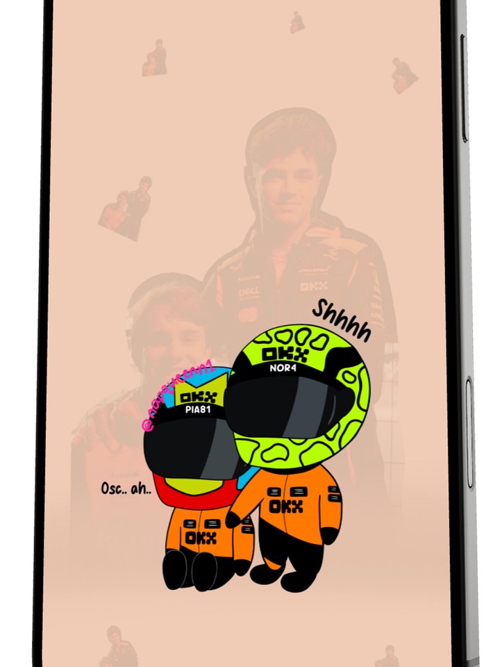 Landoscar Las Vegas GP 2024 - Phone Wallpaper product image (1)