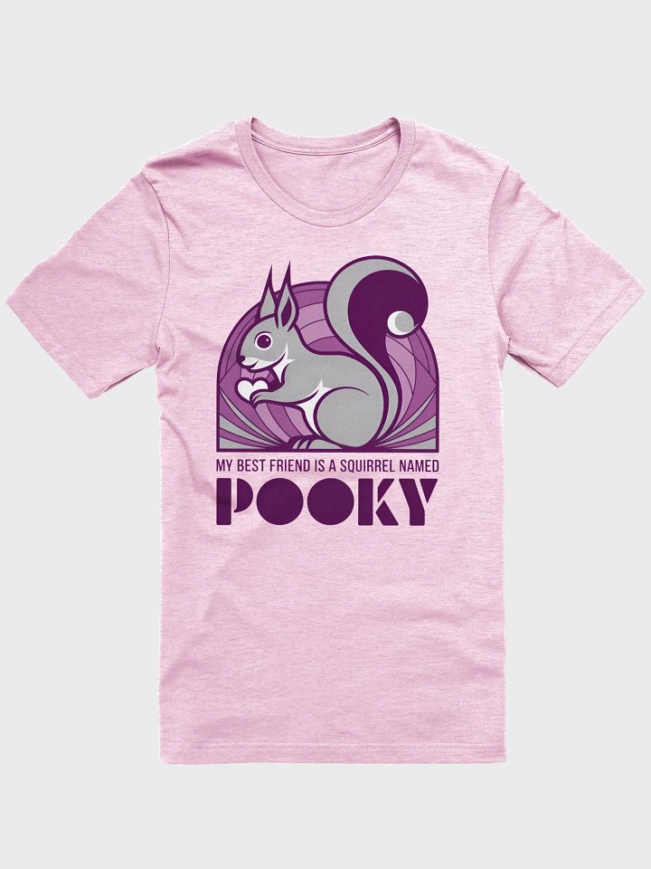 Super Soft and Flattering Tee With Graphics on Back and Front: BFF Pooky, Purple product image (1)