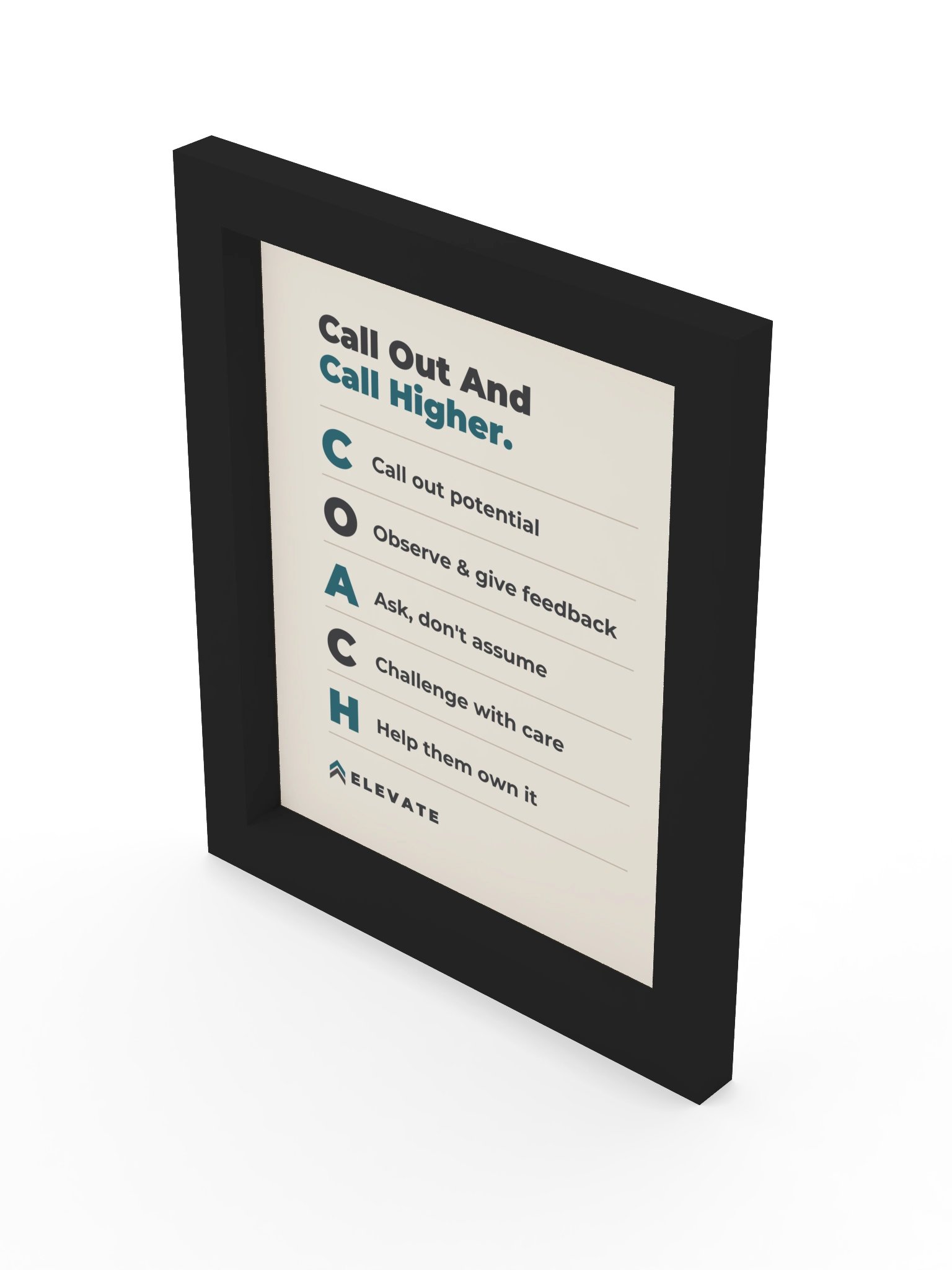 C.O.A.C.H Framework Framed Print product image (23)
