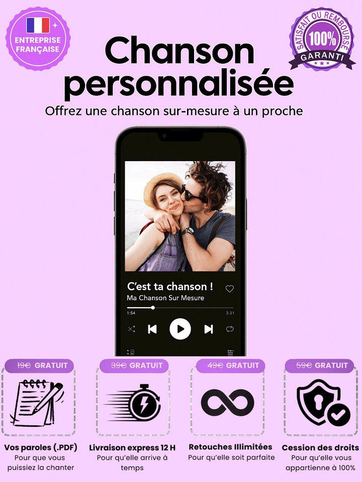 Ma chanson sur mesure product image (1)