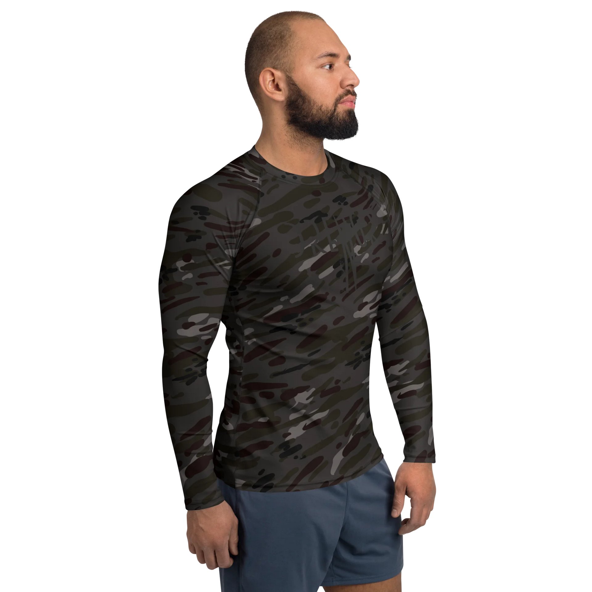 DRENGR Night Camo Long Rash Guard product image (4)