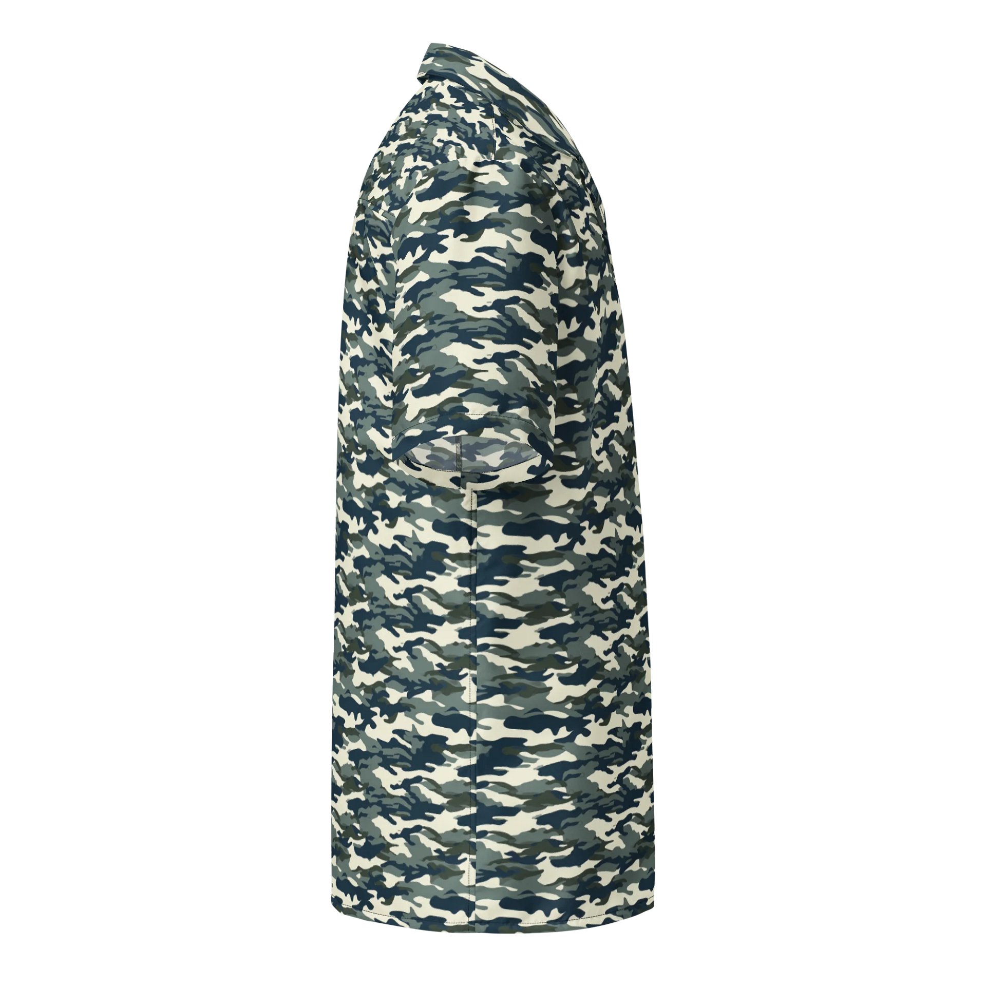 Frosted Camo Men’s Button-Up Shirt product image (4)