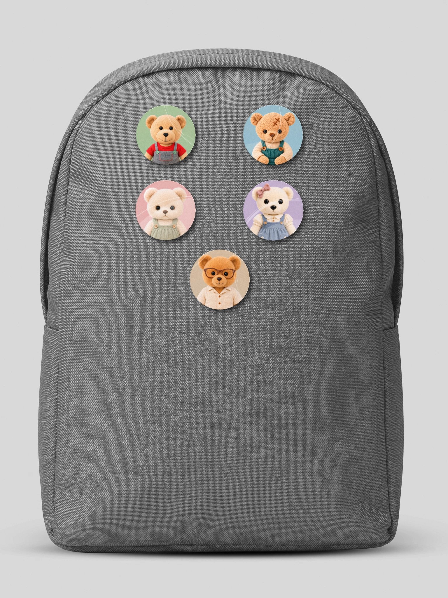 Meet the Bears of Plushtropolis | 5-Piece Collectible Pin Set product image (3)