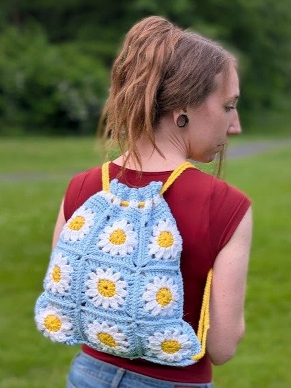 Drawstring Daisy Bag product image (5)