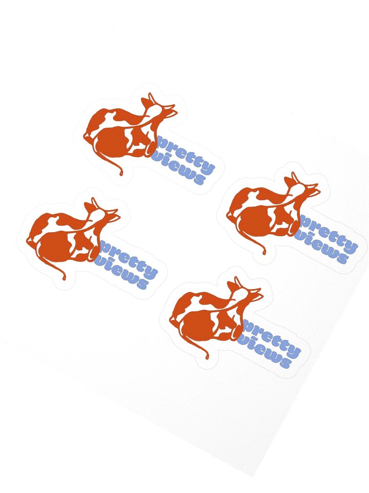 pretty views - Sticker (small) product image (2)