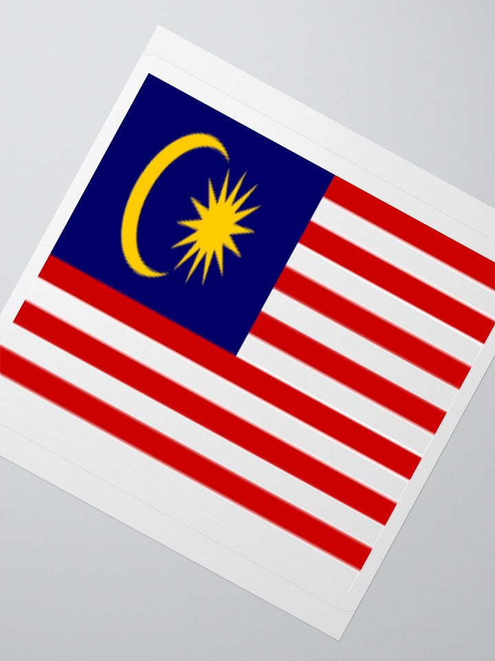 Exclusive Malaysia Flag Sticker – Show Your National Pride with Vibrant Vinyl Design product image (5)