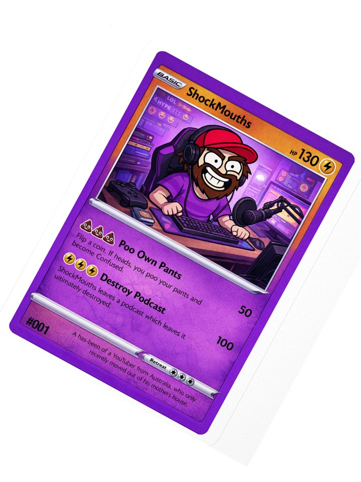 Trading Card #001 - SHOCKMOUTHS product image (4)