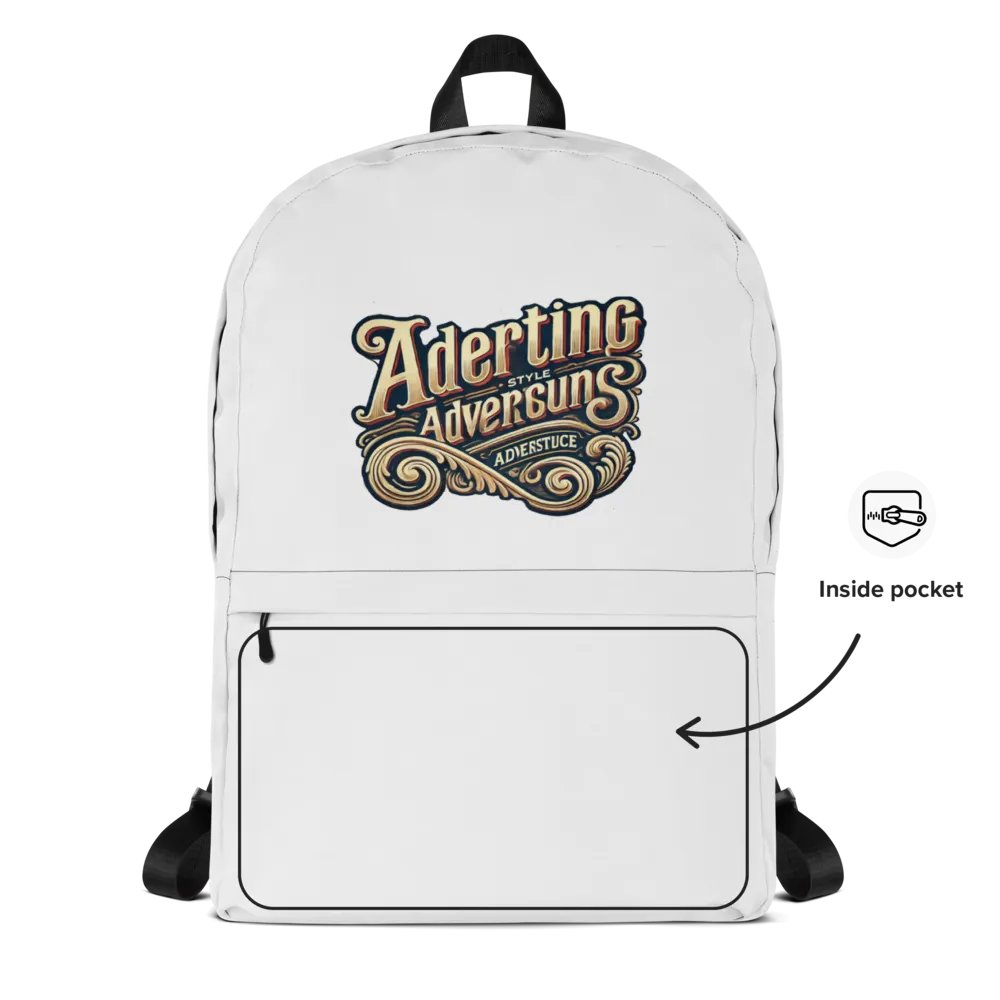 Adverting Style All-Over Print Backpack product image (2)