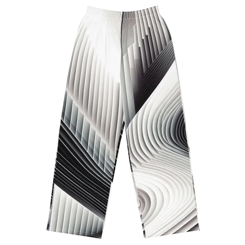 Men's Stream-White-5 Print Pants product image (1)