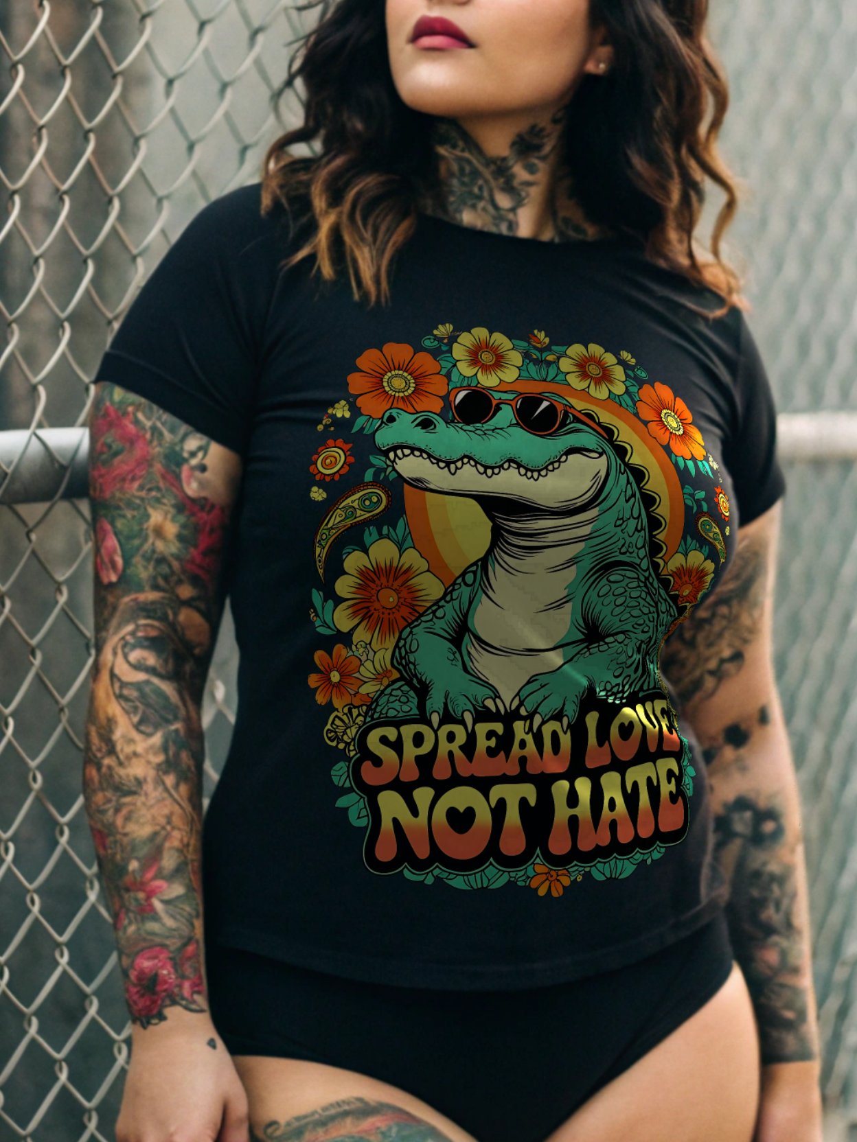 Retro Love Gator Tee product image (1)