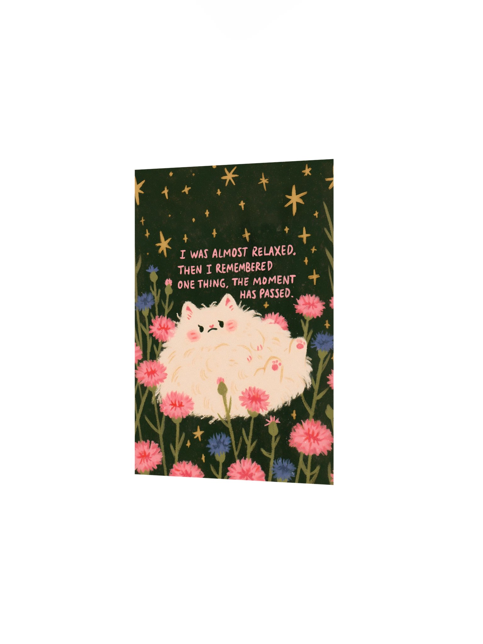 I Was Almost Relaxed Cat Poster product image (11)