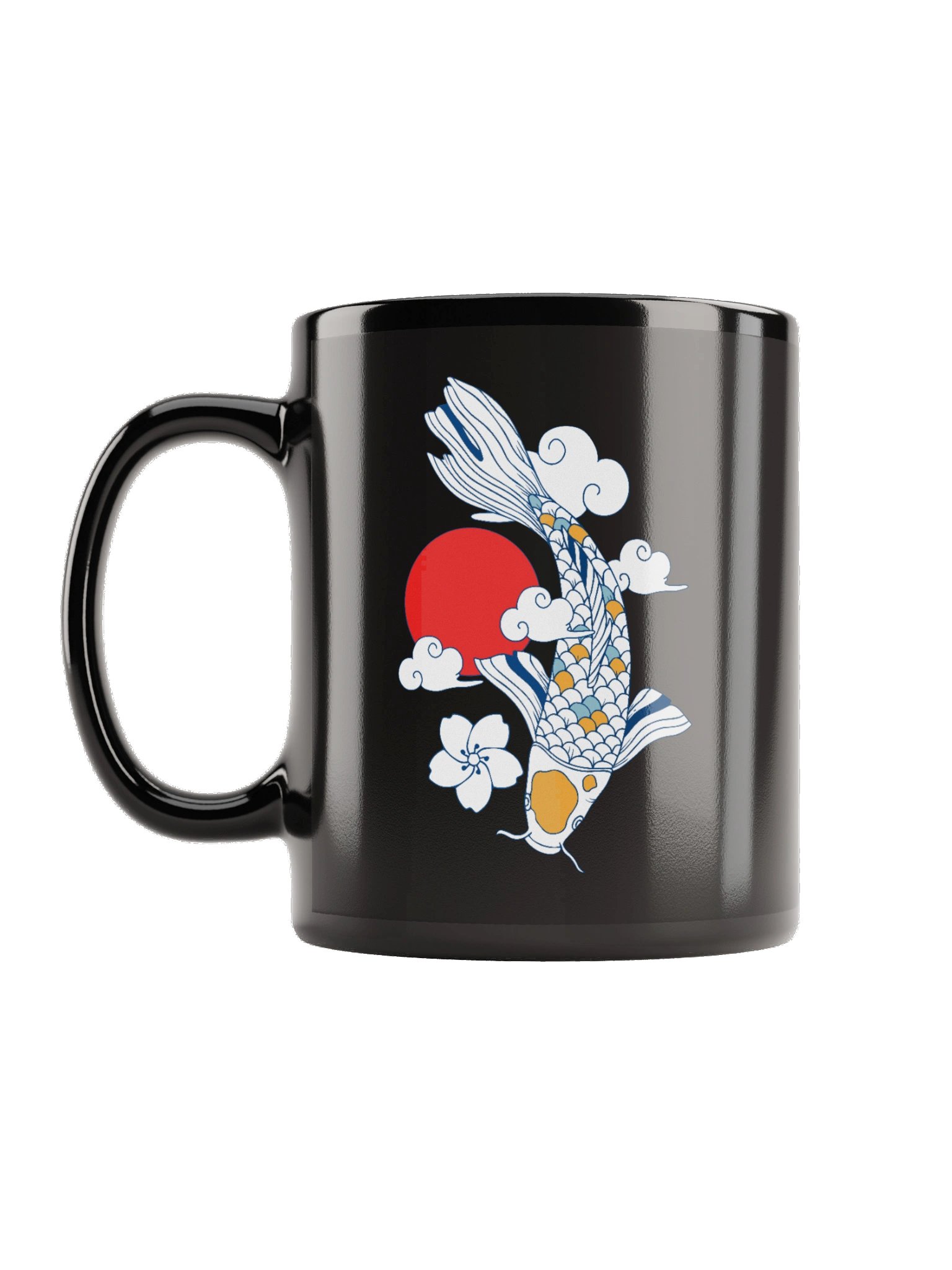 Koi Fish Black Mug product image (1)