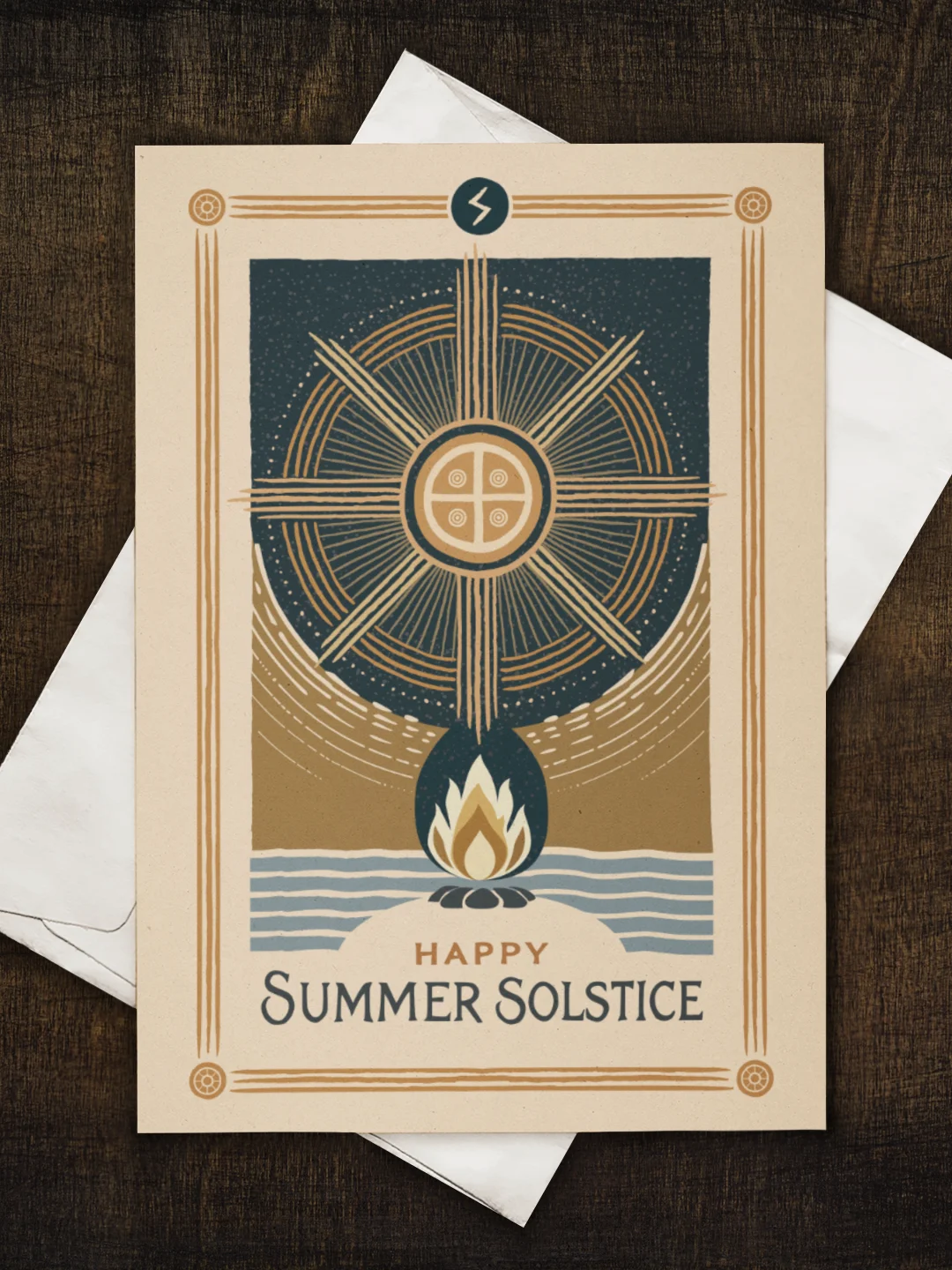 Norse Pagan Midsummer Greeting Card product image (1)