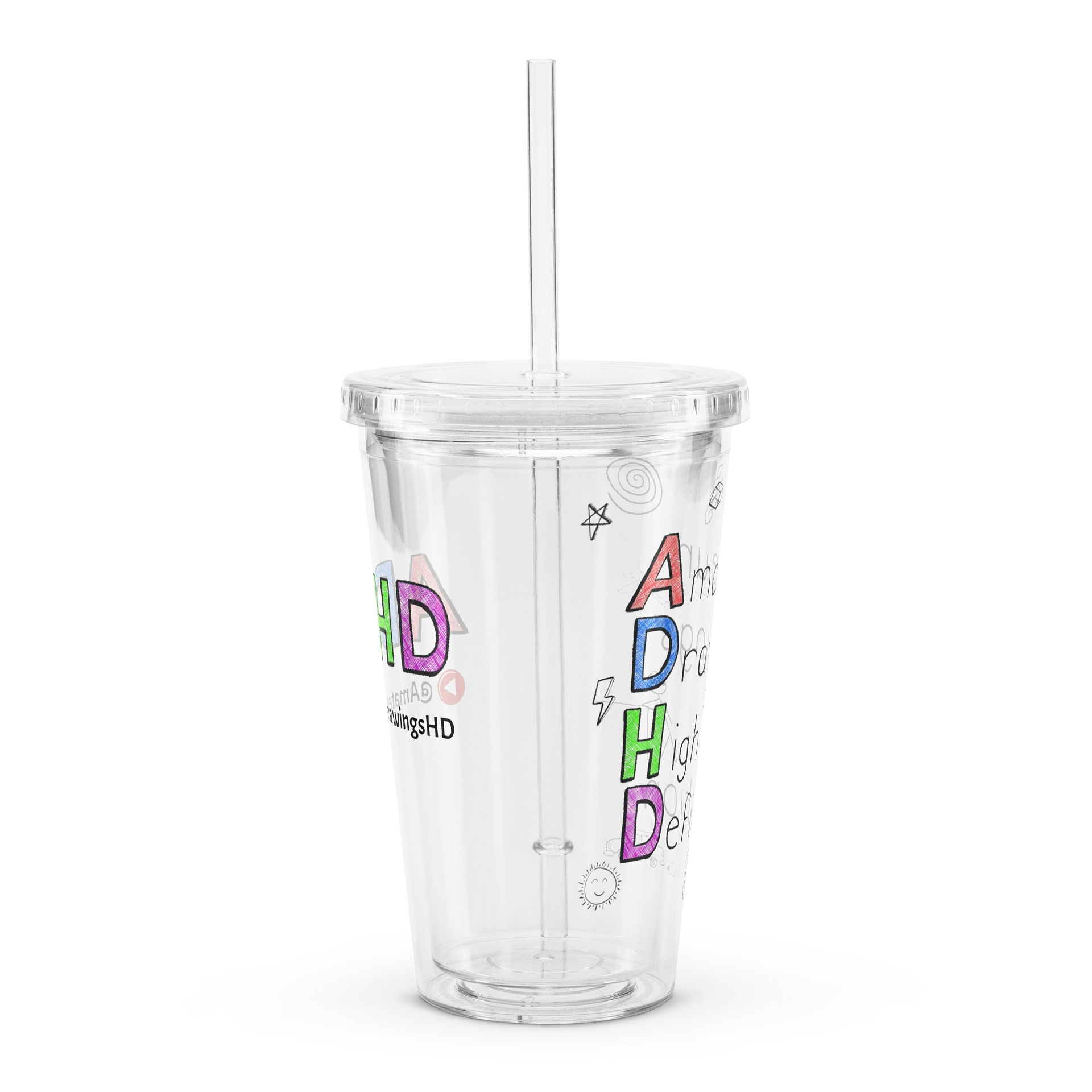 ADHD Clear Tumbler product image (6)