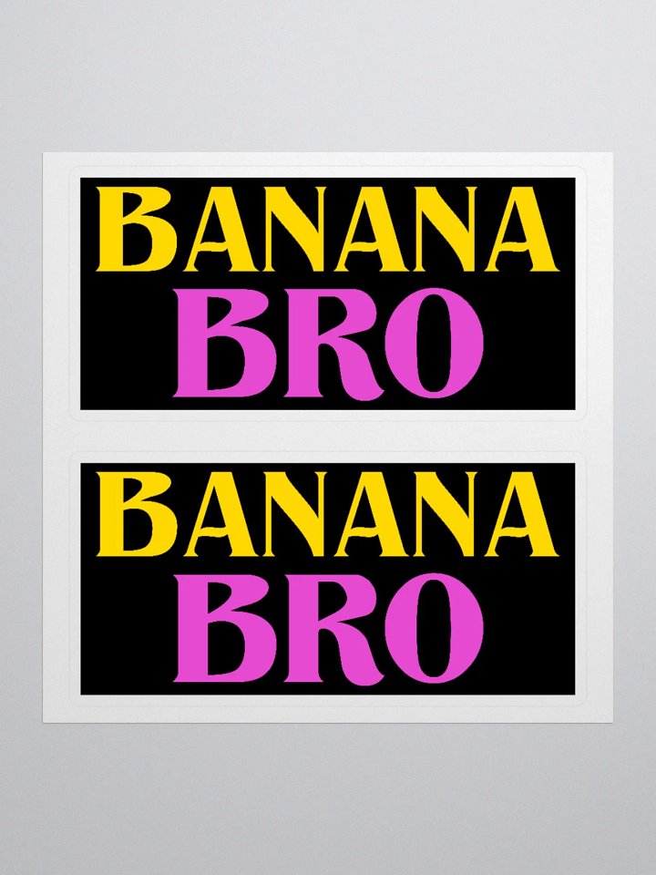 Banana Bro 2x stickers product image (2)