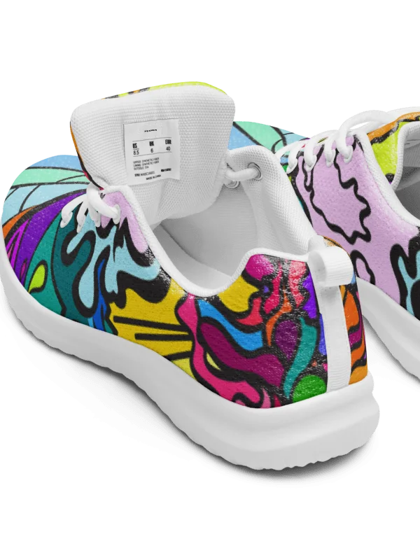 Energize Your Stride: Vibrant Women's Athletic Shoes - Wave at Sunset product image (8)