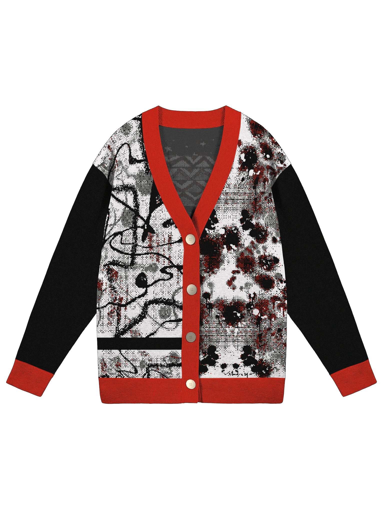 Ugly Sweater Button Cardigan 'Power Dream' product image (1)