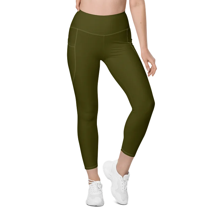Green Leggings with Pockets product image (1)