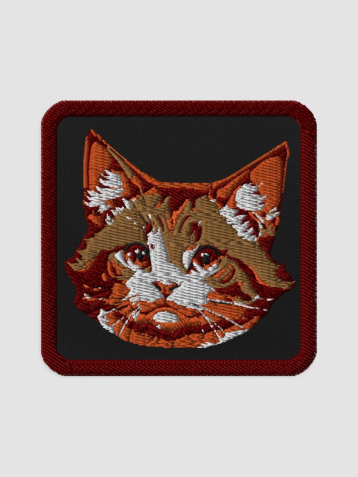 Eevee Face Embroidered Patch - Square 3″×3″ product image (1)