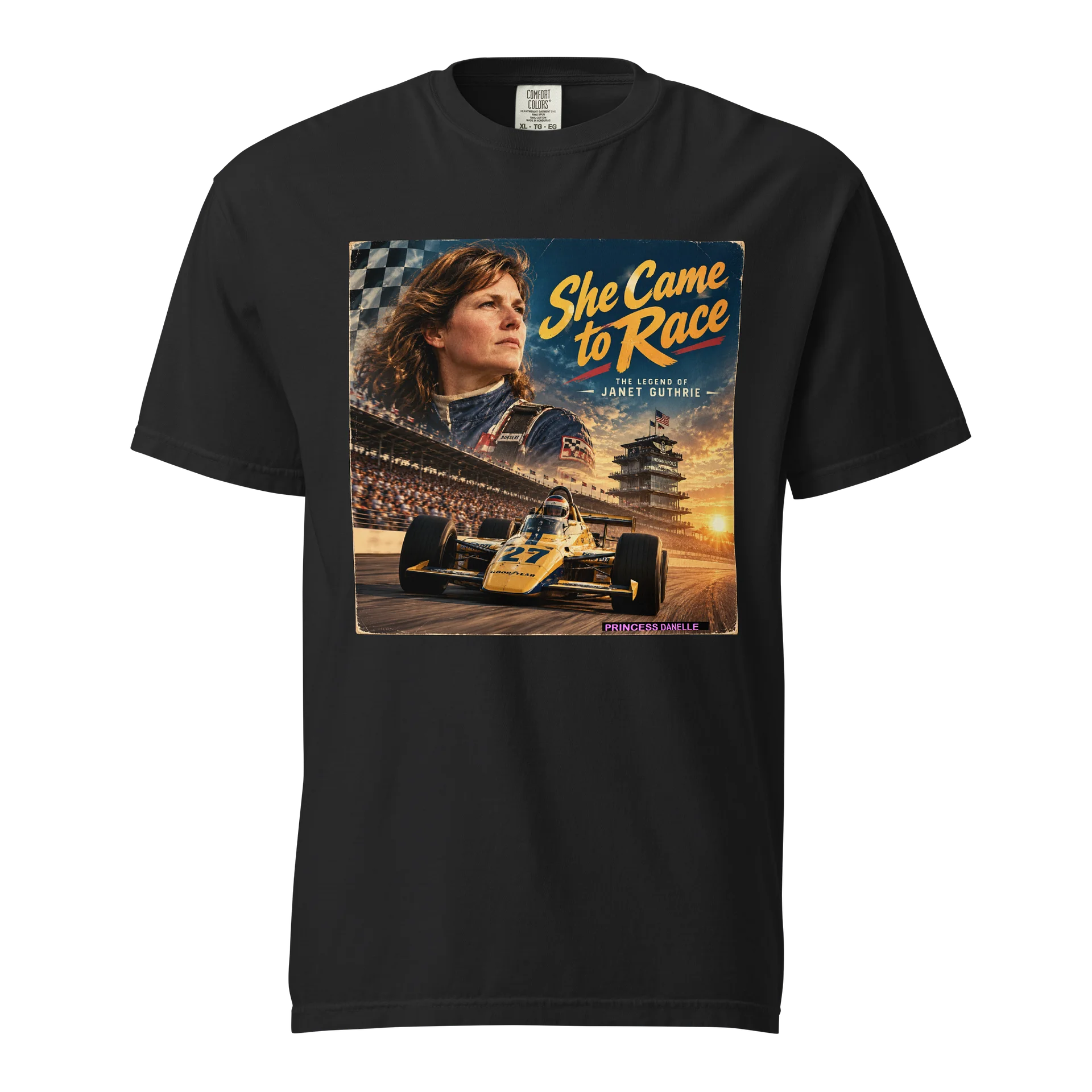 She Came to Race Janet Guthrie Tribute Tee product image (1)