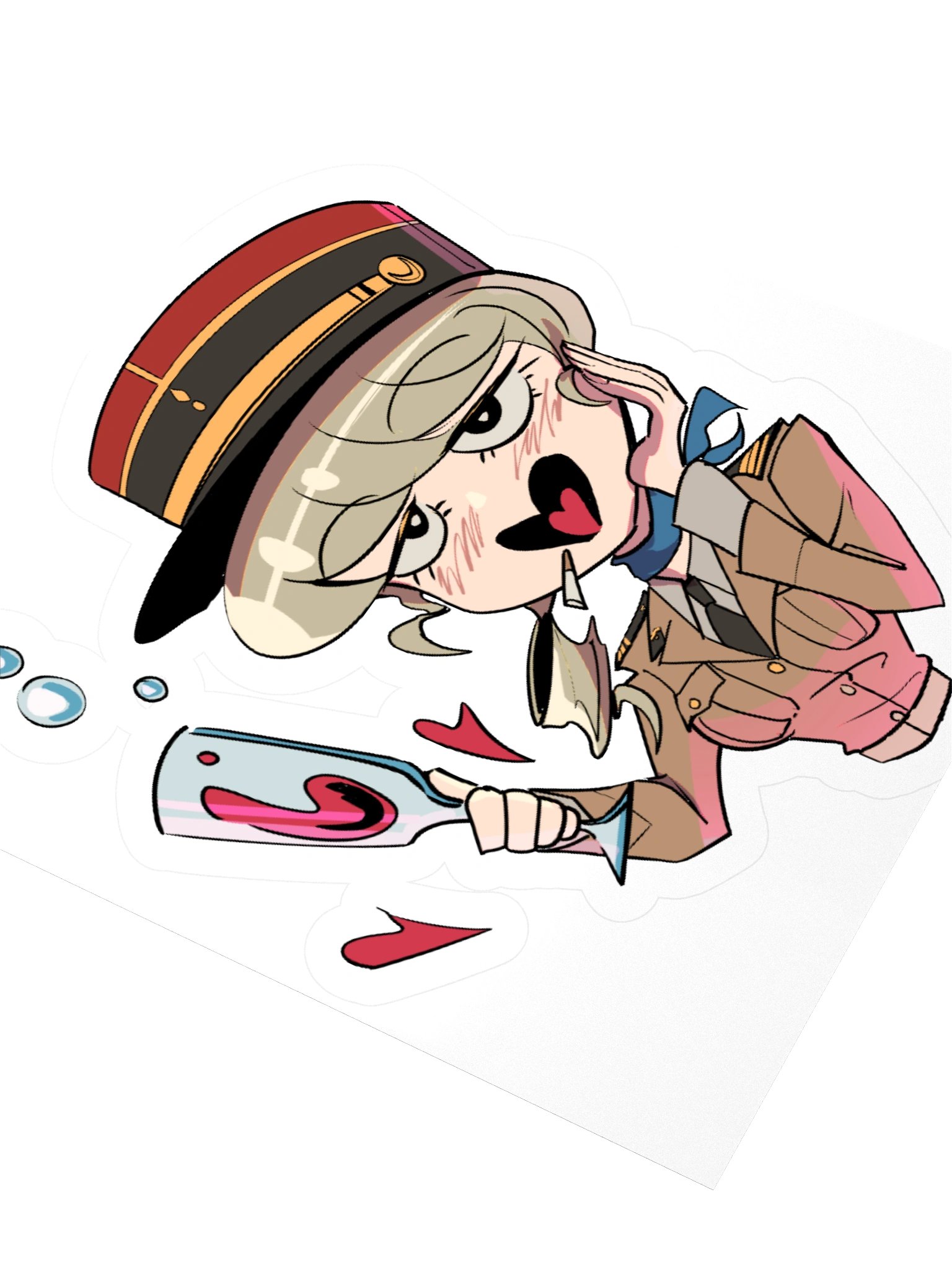 Yvette Vino Vinyl Sticker product image (3)